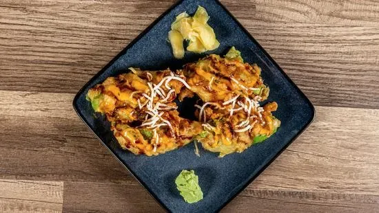 Golden Avocado with Crabmeat