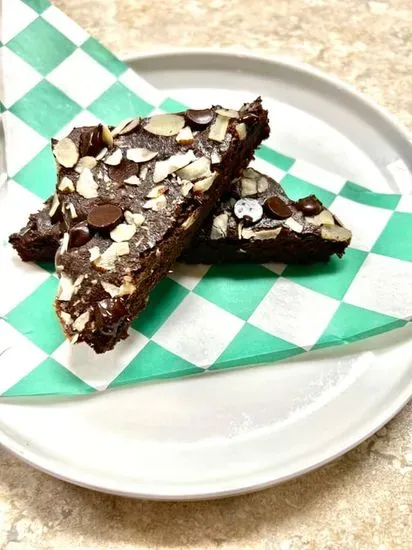 Salted Nutty Butter Zucchini Brownie (K/P)