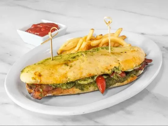 Pesto Grilled Cheese