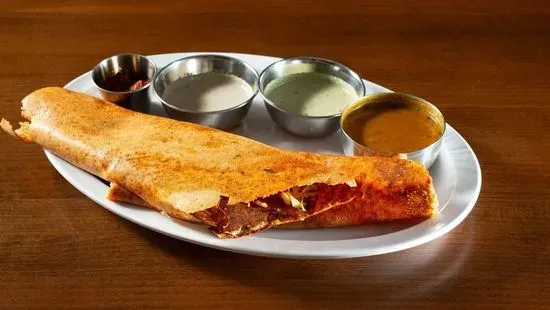 Tomato Chutney Veg Spring Dosa