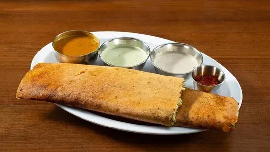 Mint Chutney Veg Spring Dosa