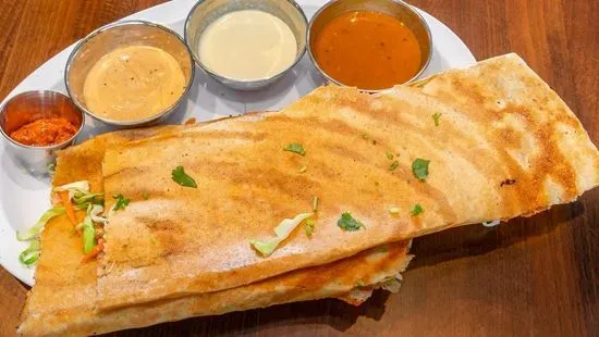 Mysore Veg Spring Dosa