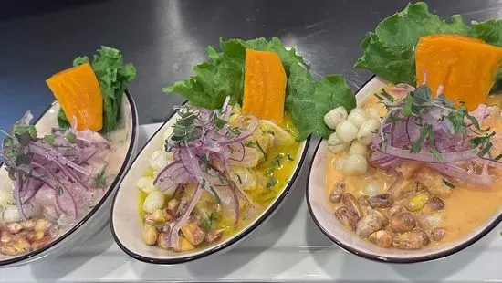Trilogy De Ceviche Fish