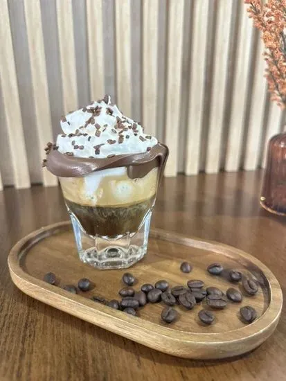 Brigadeiro cortado