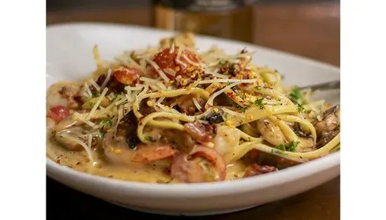 Spicy Seafood Carbonara