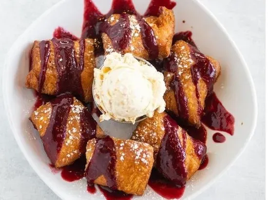 Raspberry Beignets