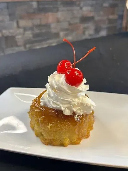 Warm Pineapple Upside Down Cake