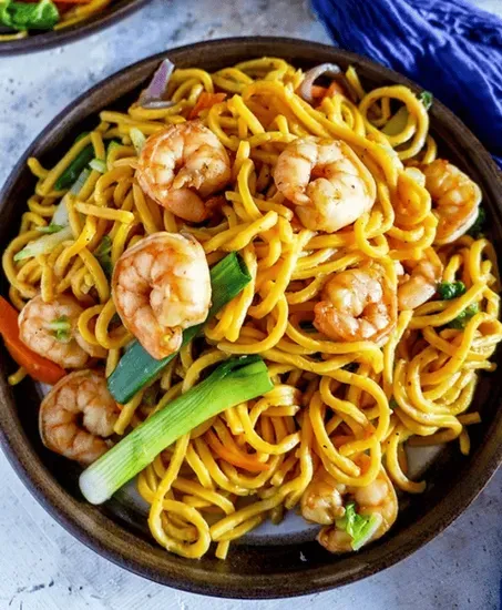 Shrimp Lo Mein / 虾捞面 (大)