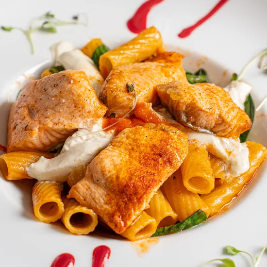 Salmon Rigatoni