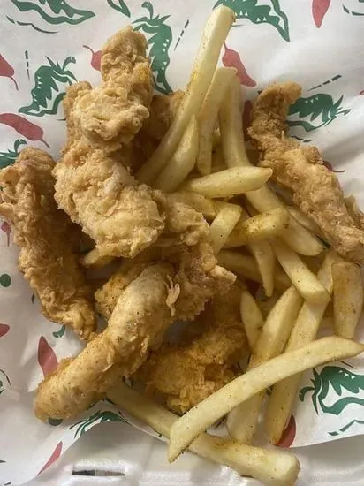 Chicken Strip Baskets with Fries