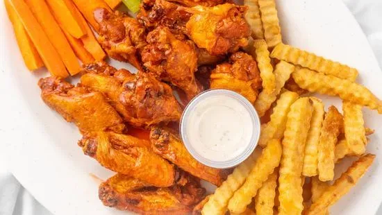 12 BBQ Wings  ( sabor barbacoa)