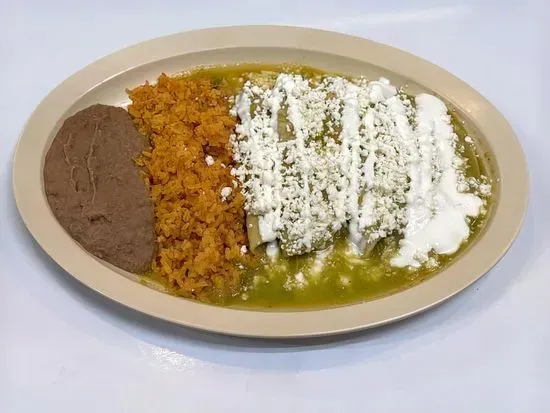 Enchiladas de pollo