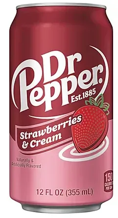 Strawberries & Cream Dr Pepper