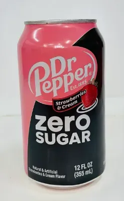 Dr Pepper Zero Strawberries & Cream