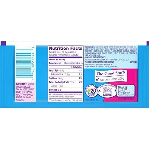 Sweet tarts mini chewy mixed fruit