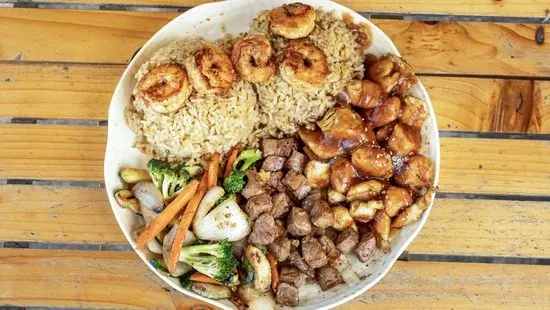  Steak, Chicken & Shrimp