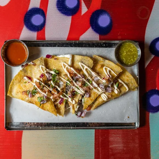 Quesadillas With Fries from the R&R Taqueria menu