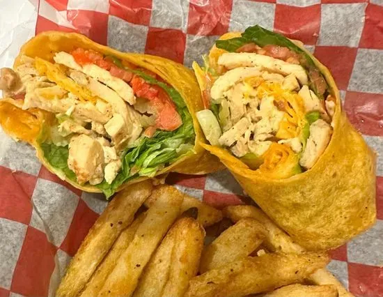 Loaded Chicken Wrap