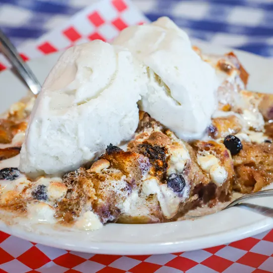 Blueberry Bread Pudding