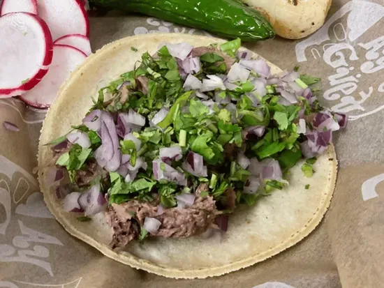 Lengua Taco (beef cow tongue)