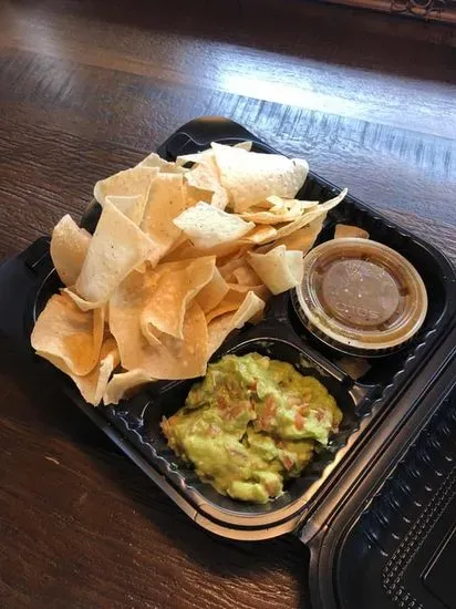 Guacamole, Chips and Salsa
