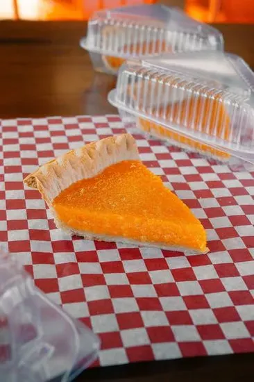 SLICE SWEET POTATO PIE