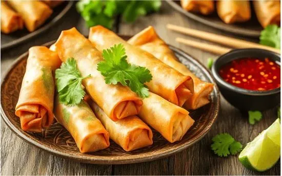 Spring rolls plate