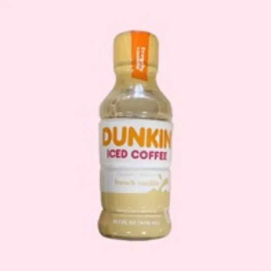 DUNKIN Iced coffee french vanilla 13.7 oz BOTTLE