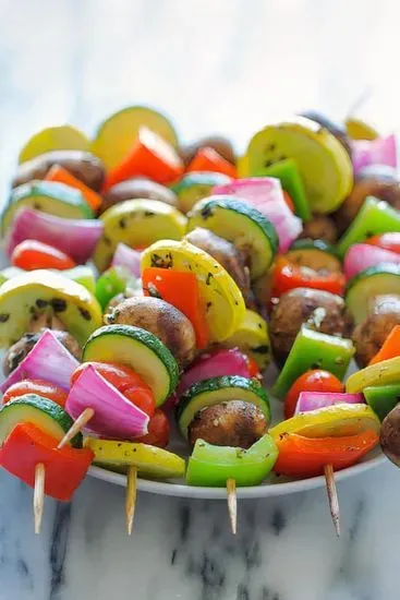 Veggie Kabob Platter (2) Skewers