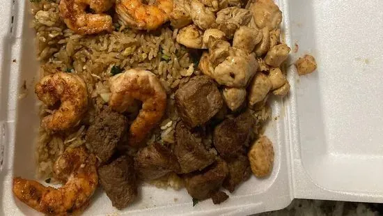 Chicken, Steak & Shrimp 