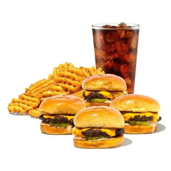 4 Cheeseburger Slider Combo