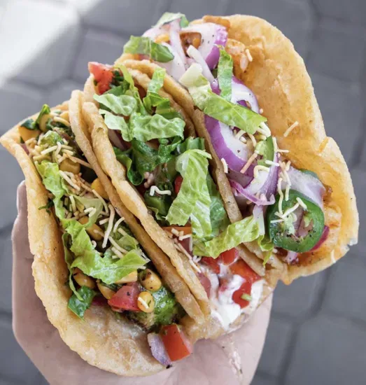 3 Tacos (No Protein)