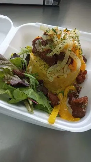 Mofongo Carne Frita / Fried Pork