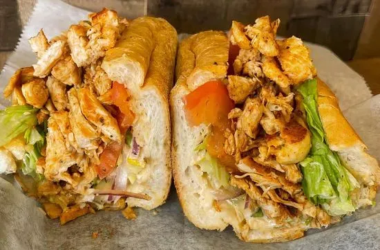 Grilled Chicken Poboy