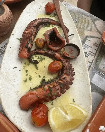 FLAME-GRILLED OCTOPUS 