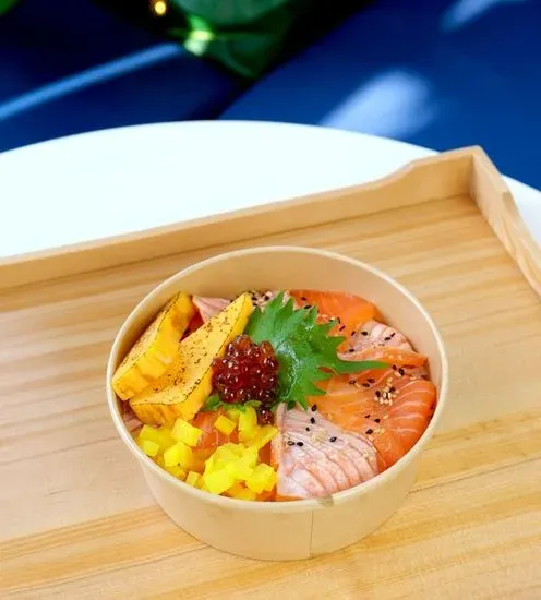 Salmon Don rice bowl