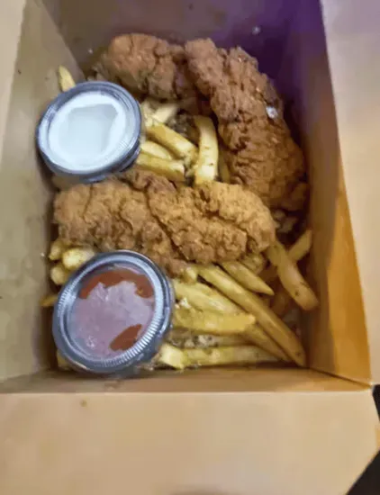 Chicken Fingers & Curly Fries