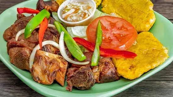 Fried Griot & Plantains