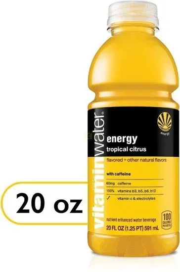 Glaceau Vitamin Water Energy Tropical Citrus 20o