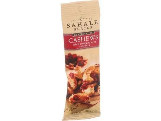 Sahale Snacks Pomegranate Vanilla Flavored Cashews Glazed Mix, 1.5 Oz