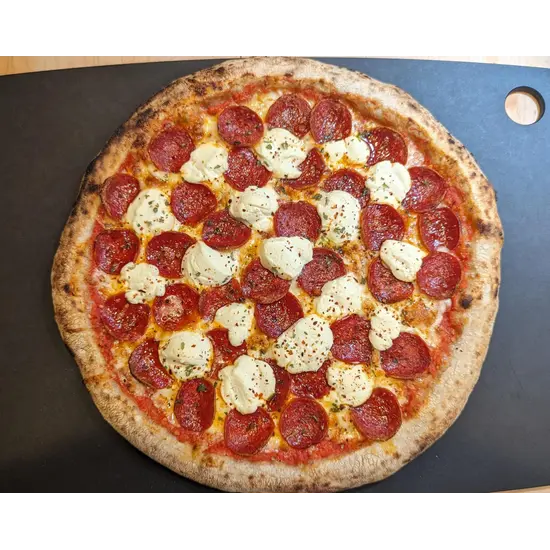 Ricotta & Pepperoni Pizza