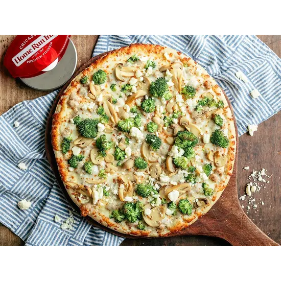 Mushroom & Broccoli Pizza