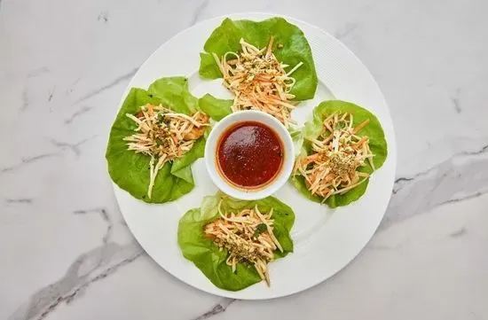 Sweet Chili Shrimp Lettuce Wraps