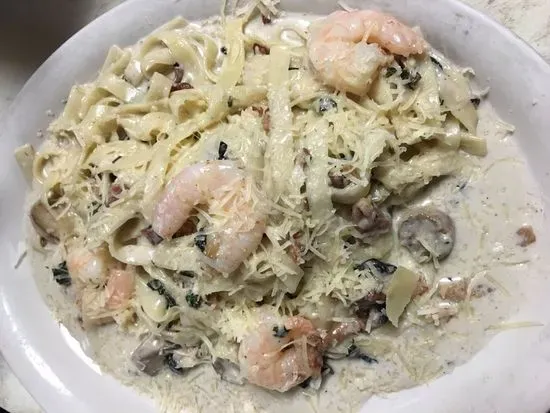 Black Pepper Fettuccine Shrimp