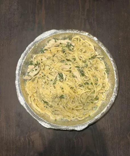 Spinach & Cream Pasta with Chicken