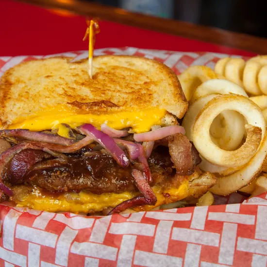 Grizzly Grilled Cheese Burger