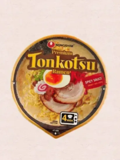 Nongshim tonkotsu ramen noodle soup cup