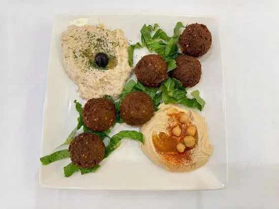 Falafel Plate (6 Pieces)