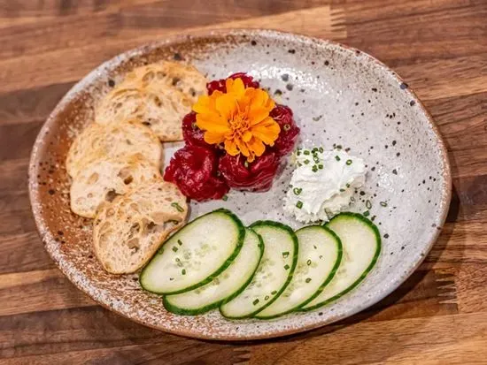 Beet Cured Trout