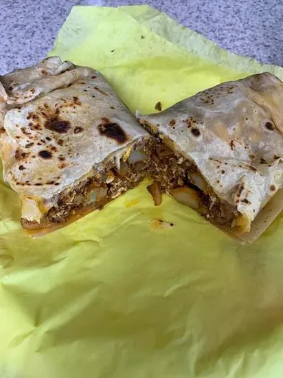 Chorizo Egg Potato Burrito